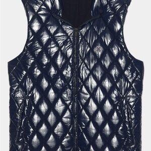 G/FORE F23 MEN'S QUILTED POLISHED NYLON WOOL LINED PUFFER VEST BNWT XL